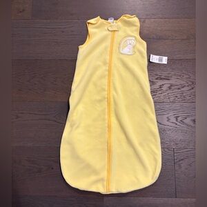 Gagou yellow warm fleece sleep sack 6-9M NWT ret $35